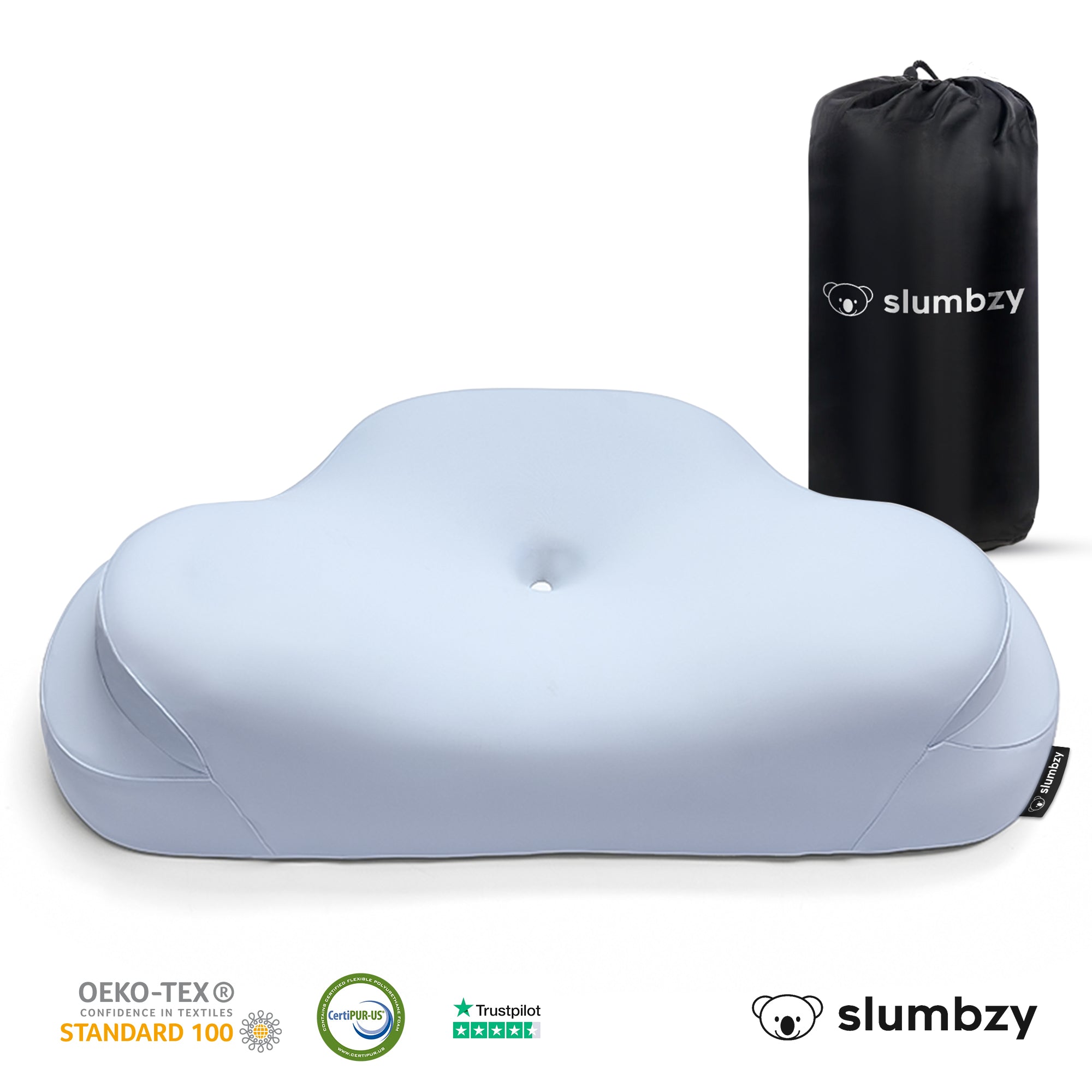 Pillow for Sore Necks | Slumbzy® Cloud Memory Foam Relief